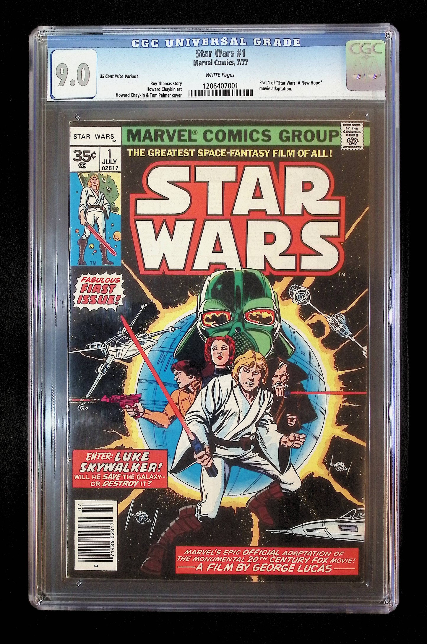 Star Wars (1977) #1 9.0 (35 Cent Price Variant)
