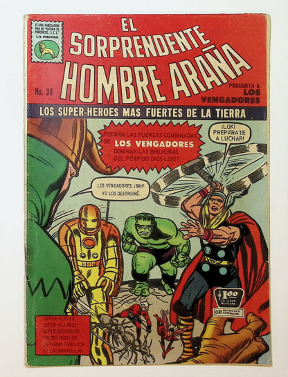 El Sorprendente Hombre Araña 1963 #38 3.5