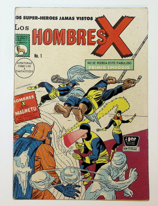 Los Hombres X 1966 #1 4.0