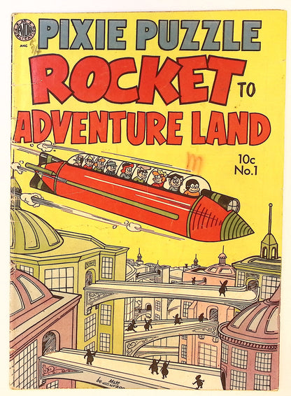 Pixie Puzzle Rocket to Adventureland 1952 #1 3.0
