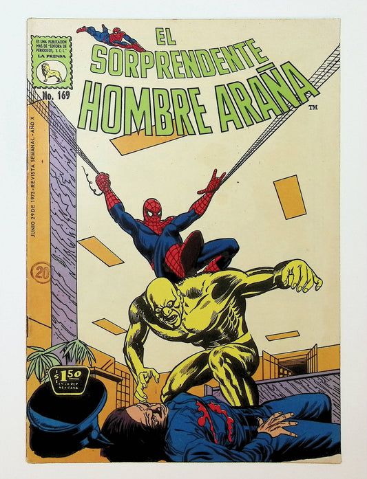 El Sorprendente Hombre Araña 1963 #169 6.5