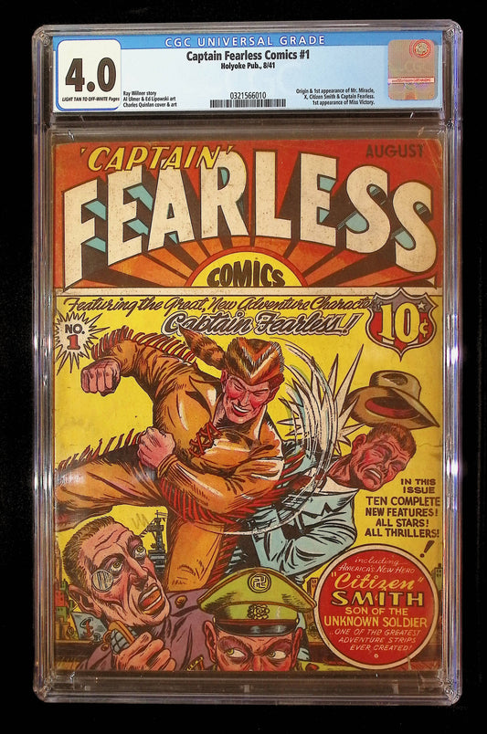 Captain Fearless 1941 #1 4.0