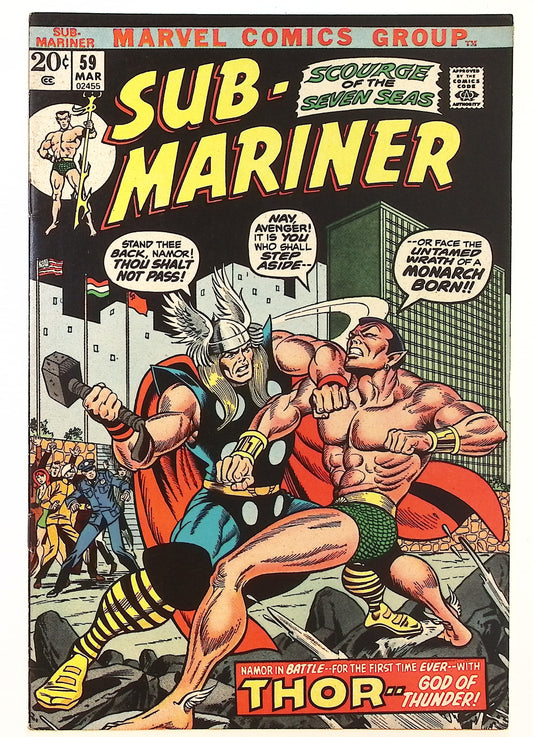 Sub-Mariner (1968) #59 5.5