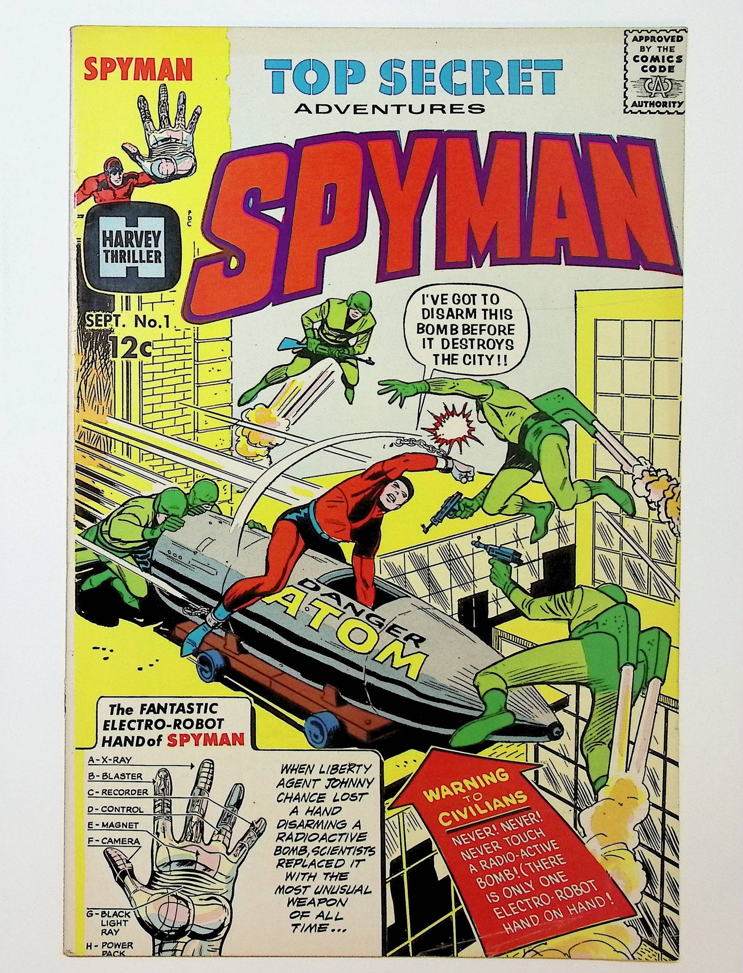 Spyman 1966 #1 6.0/6.5